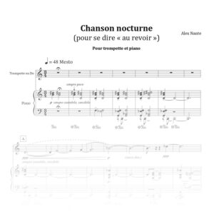 Chanson nocturne (pour se dire “au revoir”) (Night cycle)