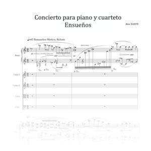 Concierto para piano y cuarteto «Ensueños»