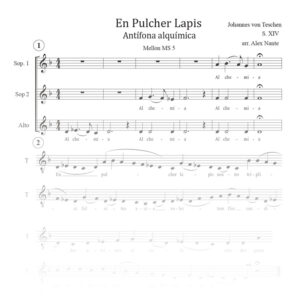 En pulcher Lapis (Johannes Teschen – Antifona alchemica)
