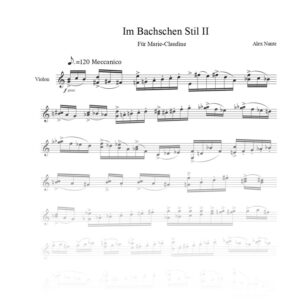 Im Bachschen Stil II
