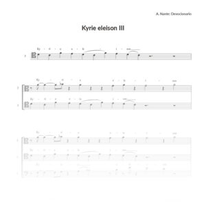 Kyrie Eleison III