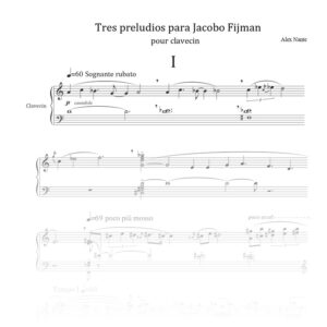 Tres preludios para Jacobo Fijman (Fijman cycle)