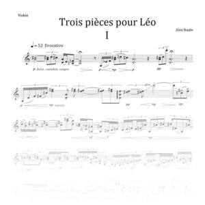 Trois pièces pour Léo (Dédicaces)